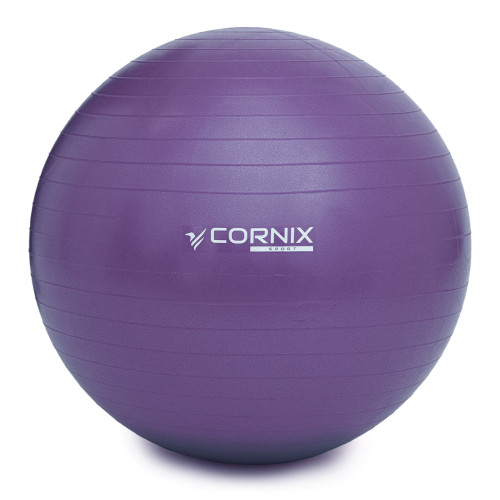 Купити Фітбол  Cornix 75 cm Anti-Burst XR-0027 Violet у Києві - фото №1
